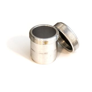 Weldable collar and cap