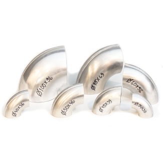 Welded aluminum elbows