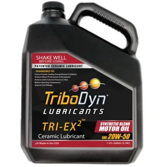 TriboDyn TRI-EX2 20W-50 Synthetic Blend Motor Oil (3.785 L)