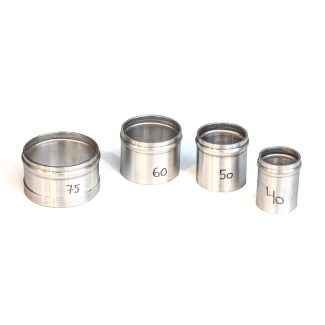 Weldable tiered pipe outlets 25-75mm diam.