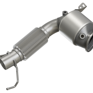 HJS Downpipe Ø70 mm Mini F54-F60 / BMW 220i-225i / BMW X1, ECE-Euro 6