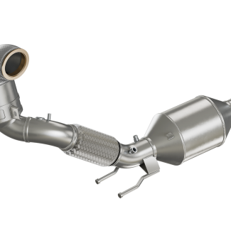 HJS Downpipe+OPF Ø76 mm Audi A1 II / VW Polo VI GTi, ECE-Euro 6d