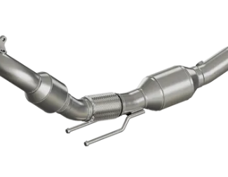 HJS Downpipe Ø70 mm Audi A3 II / Leon Cupra II / VW Golf V-VI GTi, ECE-Euro 4/5