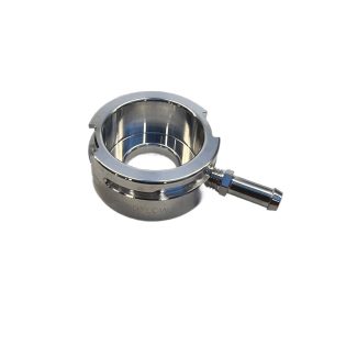 Weldable collar for pressure caps