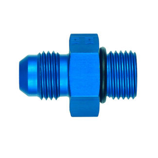 Goodridge AN920 suora JIC–O-rengas-urosadapteri AN4–AN4 ORB, sininen